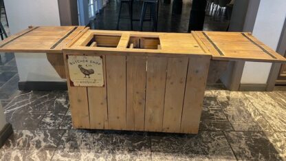 Buffetkar met uitsparing 2x 1GN